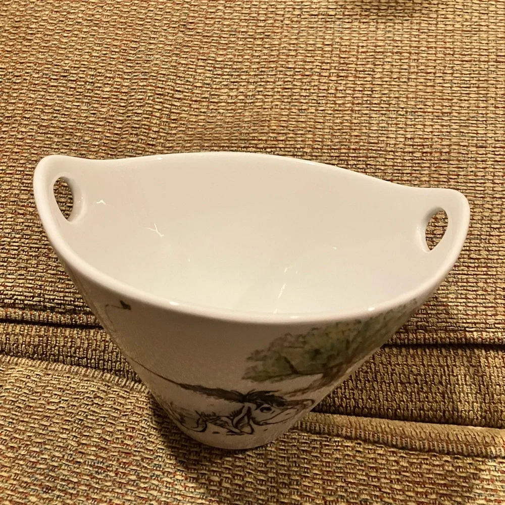 Disney Winnie the Pooh & Tigger White Ceramic Cup with Red Accents